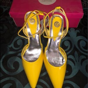 If Carrini Yellow High Heels